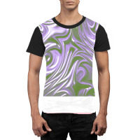 Genderqueer Pride Shining Wet Swirled Paint Travel Graphic T-shirt | Artistshot