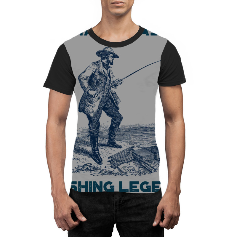 Vintage Classic Fishing Legend Hippie Graphic T-shirt by duszekahumy | Artistshot