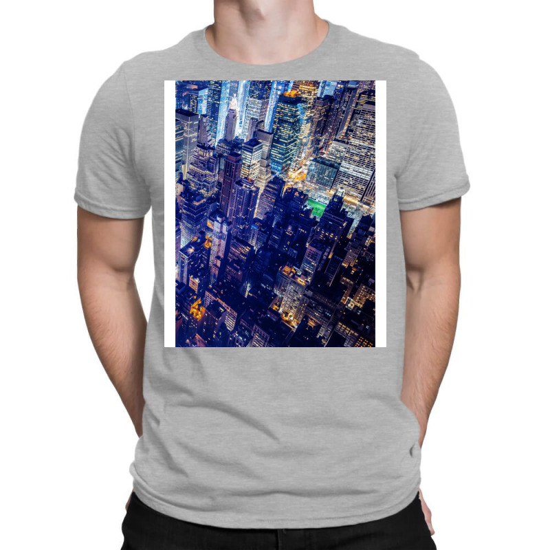 New York City At Night T-shirt | Artistshot