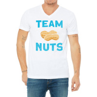 Team Nuts Gender Reveal Ba Hipster V-neck Tee | Artistshot