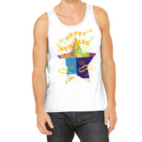 Patchwork New Year Lettering Design Tank Top | Artistshot