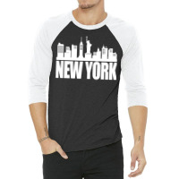 New York Nyc Big City Mask Tshirt 3/4 Sleeve Shirt | Artistshot