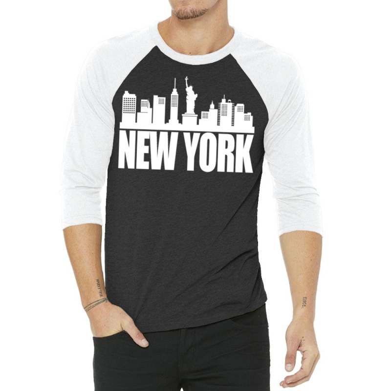 New York Nyc Big City Mask Tshirt 3/4 Sleeve Shirt | Artistshot