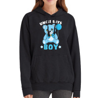 Gender Reveal Uncle Quote Vintage Hoodie | Artistshot