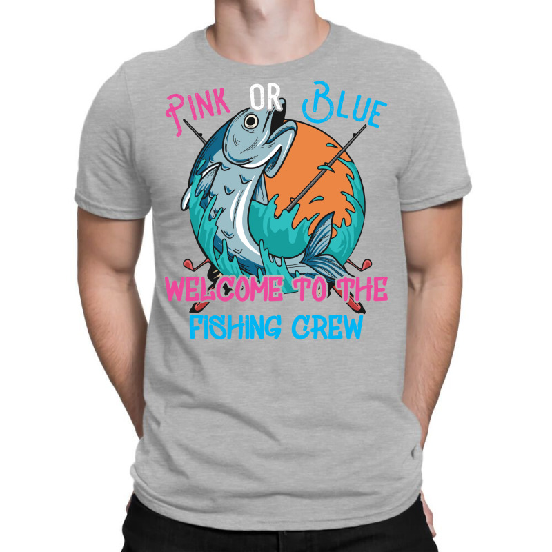 Gender Reveal Fishing Design For A Fishermen Funny T-shirt | Artistshot