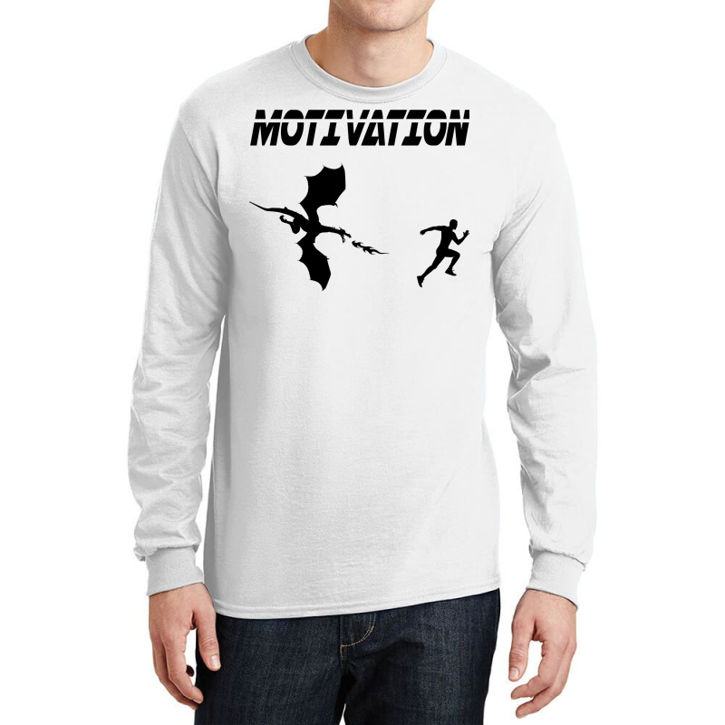 Motivation Sport Running Humor Dragon 6 Long Sleeve Shirts | Artistshot