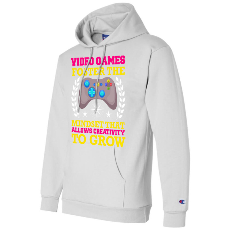 Video Games Foster The Mindset Champion Hoodie by ameldeditton00 | Artistshot