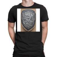 Silver Shield Of Dragons T-shirt | Artistshot