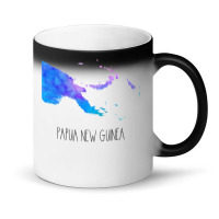 Papua New Guinea Watercolor Map   Papua New Guinea Magic Mug | Artistshot