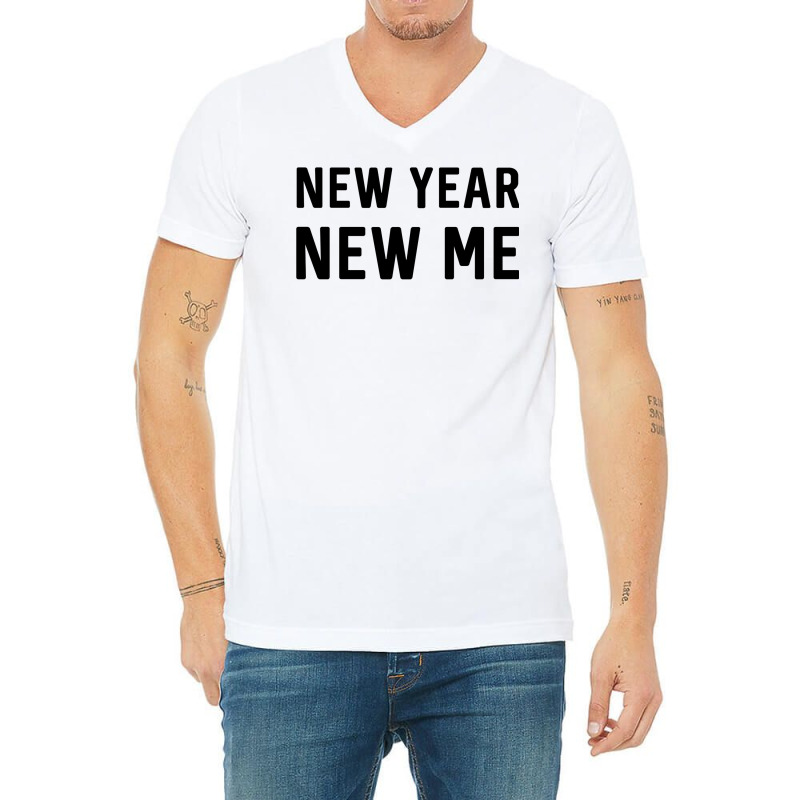 New Year New Me 3 V-Neck Tee by vijgesterrew | Artistshot