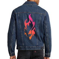 The Fire Wolf Men Denim Jacket | Artistshot