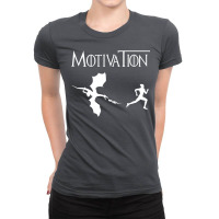 Motivation Sport Running Humor Dragon Ladies Fitted T-shirt | Artistshot