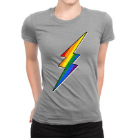 Gay Pride Lgbt Bisexual Boys Men Thunder Blitz Sum Ladies Fitted T-shirt | Artistshot