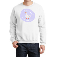 Everything Is A Social Construct Yellow Crewneck Sweatshirt | Artistshot