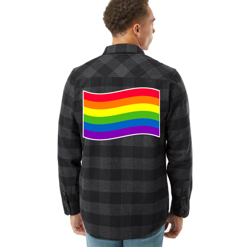 Gay Pride Flag Rainbow Flag Lgbt Hippie Flannel Shirt | Artistshot