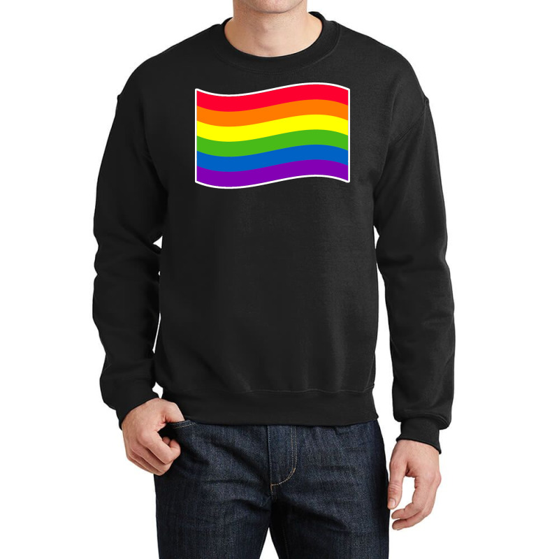 Gay Pride Flag Rainbow Flag Lgbt Hippie Crewneck Sweatshirt | Artistshot