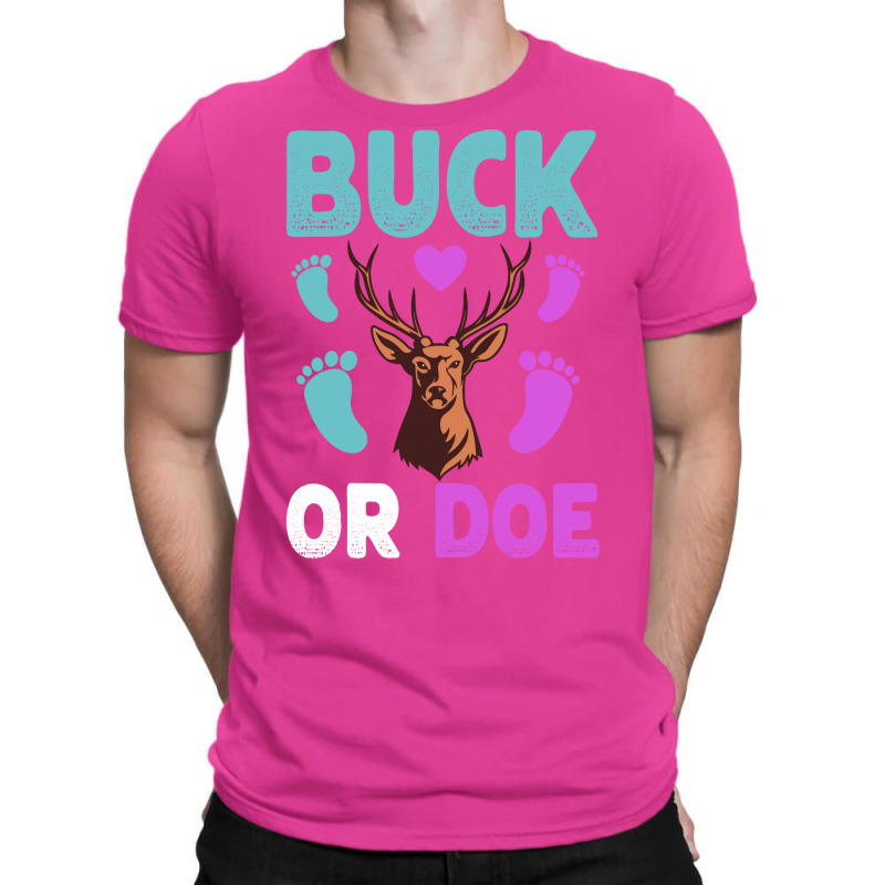 Buck Or Doe Gender Reveal Matching Ba Funny T-shirt | Artistshot