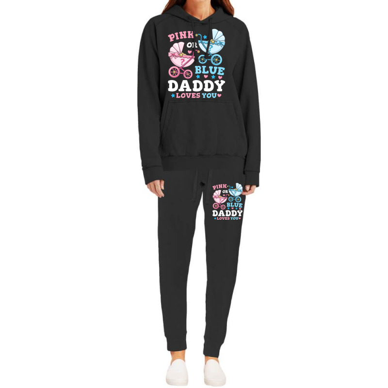 Gender Reveal Daddy Father Gift Hoodie & Jogger Set | Artistshot