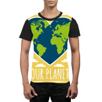 Climate Change Awareness Recycle Love Our Planet E Graphic T-shirt | Artistshot