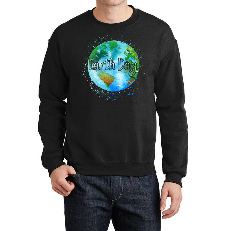 Beautiful Celebrate Earth Day Environmental Earth Crewneck Sweatshirt | Artistshot