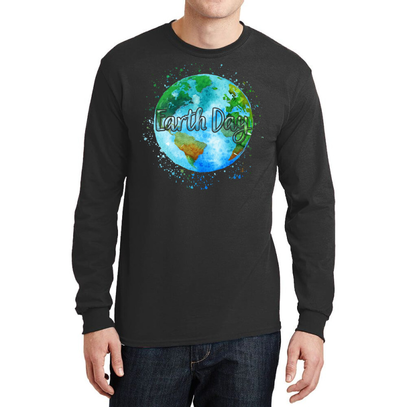 Beautiful Celebrate Earth Day Environmental Earth Long Sleeve Shirts | Artistshot