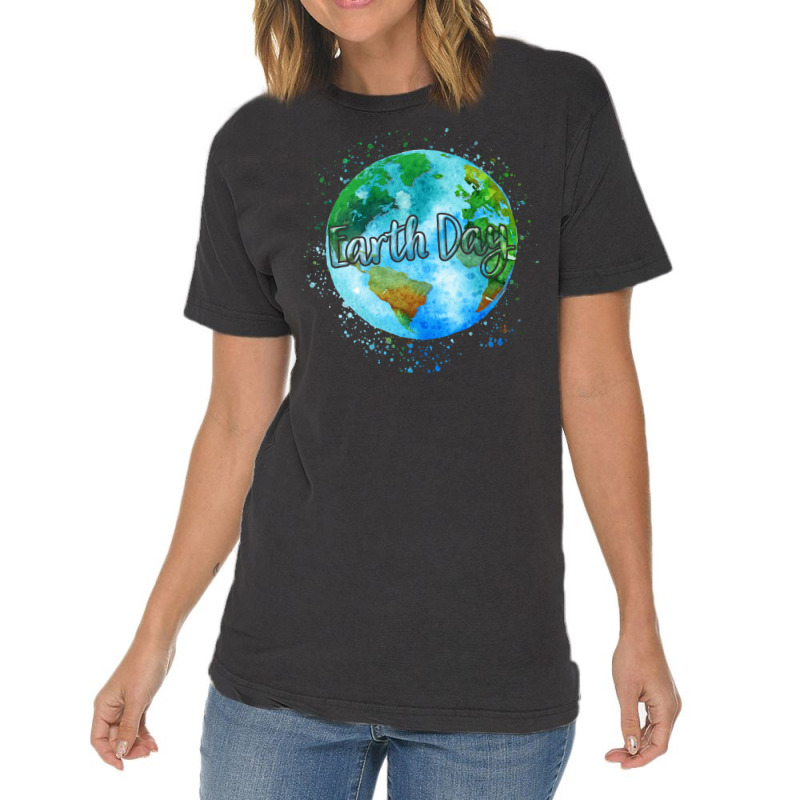 Beautiful Celebrate Earth Day Environmental Earth Vintage T-shirt | Artistshot