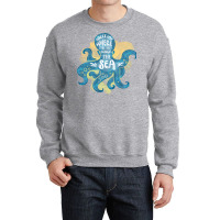 Cute Octopus Ocean Sea Girl (1) Crewneck Sweatshirt | Artistshot