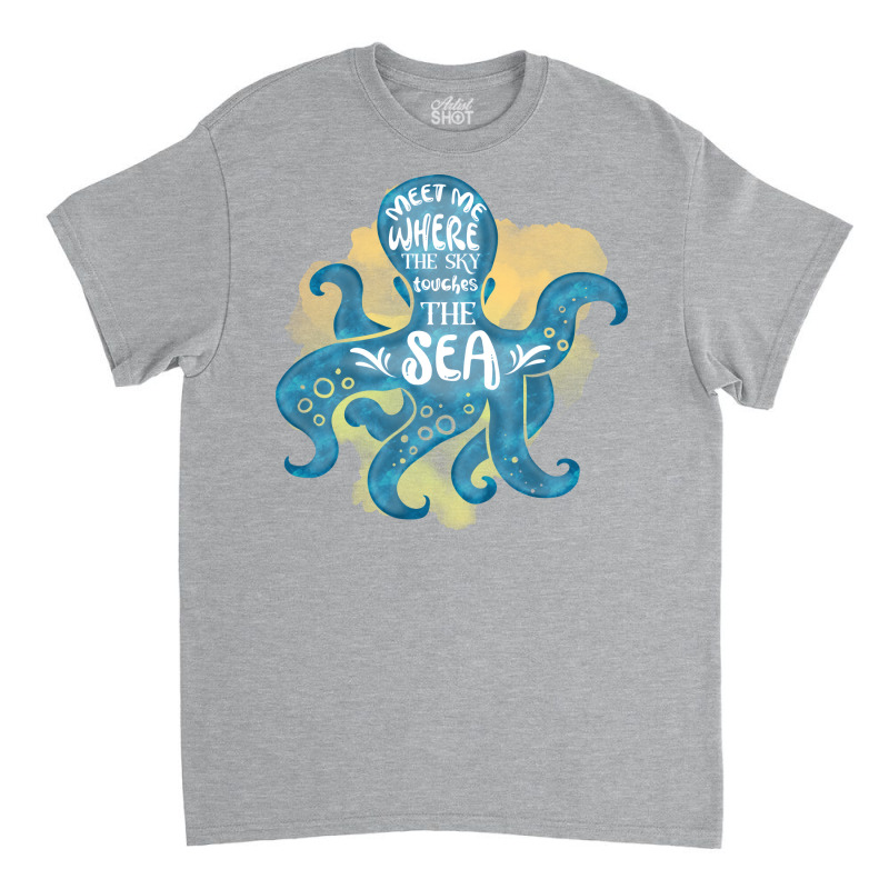 Cute Octopus Ocean Sea Girl (1) Classic T-shirt | Artistshot