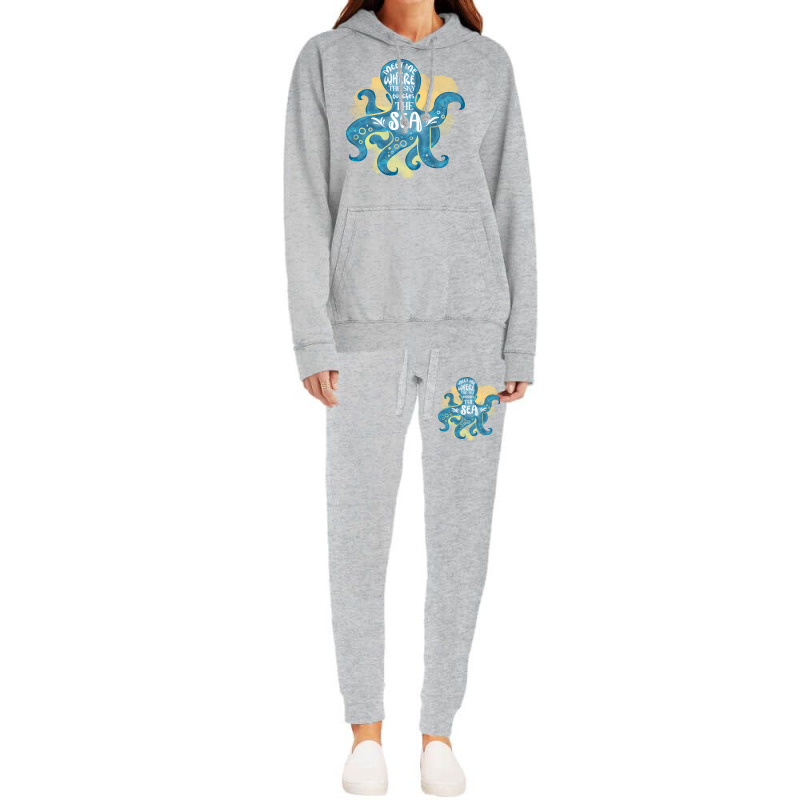 Cute Octopus Ocean Sea Girl (1) Hoodie & Jogger Set | Artistshot