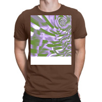 Genderqueer Pride Abstract Crumpled Striped Layers T-shirt | Artistshot