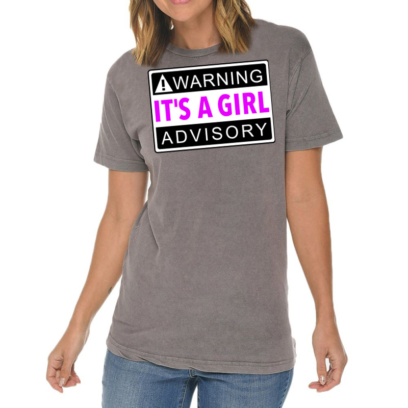 Its A Girl Vintage Vintage T-shirt | Artistshot