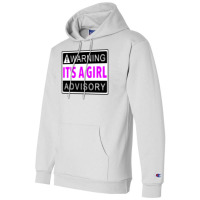 Its A Girl Vintage Champion Hoodie | Artistshot