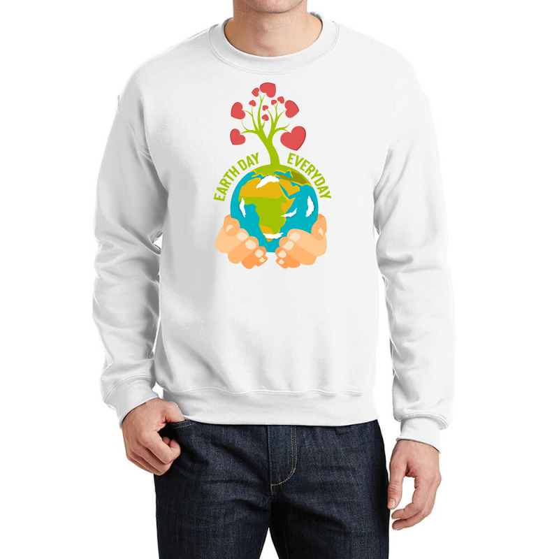 Earth Day Happy Earth Day Summer (1) (1) Crewneck Sweatshirt | Artistshot