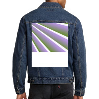 Genderqueer Pride Fanned Shaded Stripes Boy Men Denim Jacket | Artistshot