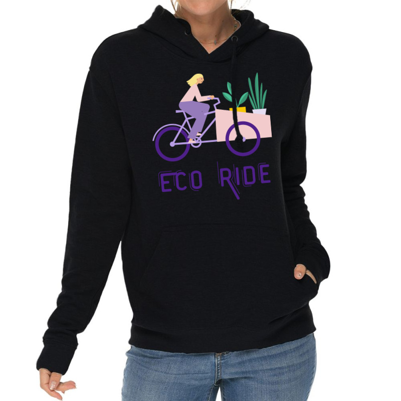 Eco Ride Aesthetic (1) (1) Lightweight Hoodie | Artistshot