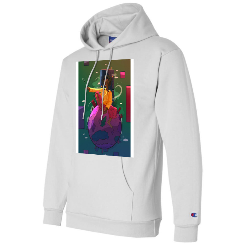 Earth Funny (1) (1) Champion Hoodie | Artistshot