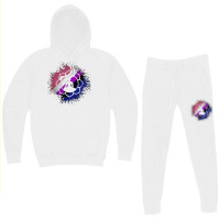 Paint Splatter Gender Fluid Pride Flag Lotus Symbo Hoodie & Jogger Set | Artistshot