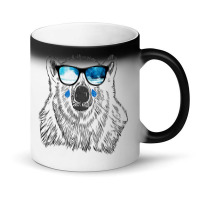 Polar Bear Habitat Loss To Global Warming In Arcti Magic Mug | Artistshot