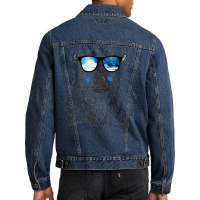 Polar Bear Habitat Loss To Global Warming In Arcti Men Denim Jacket | Artistshot