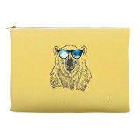 Polar Bear Habitat Loss To Global Warming In Arcti Accessory Pouches | Artistshot