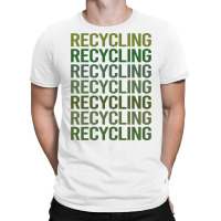 Green Text Recycling Recycle Travel (1) T-shirt | Artistshot