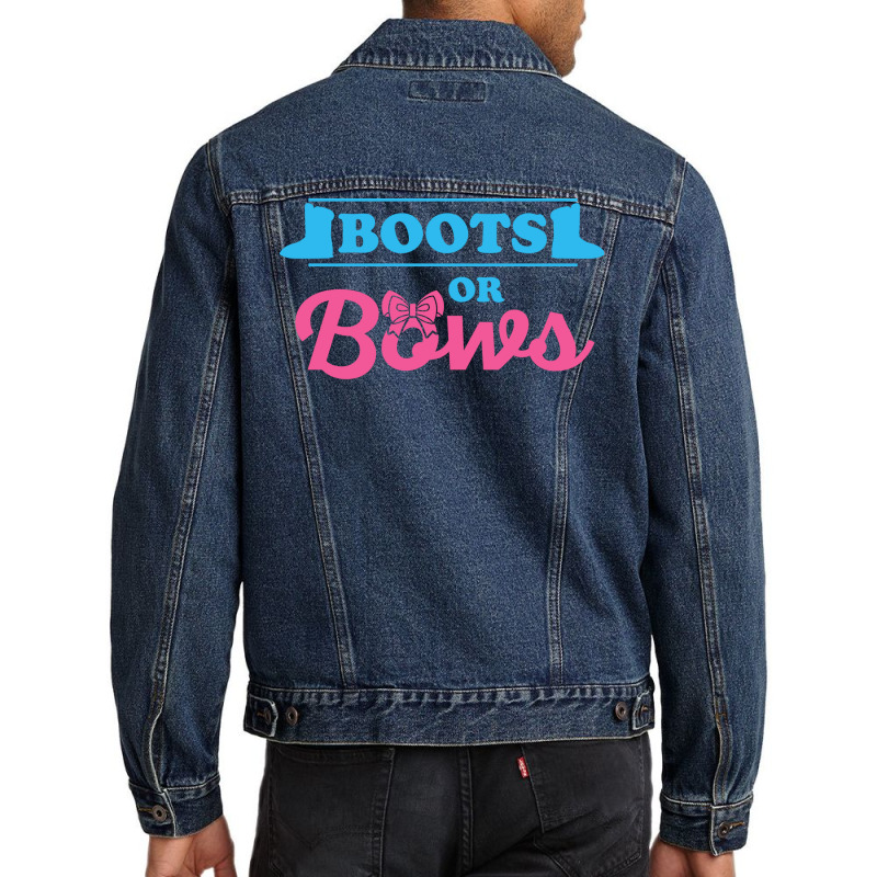 Western Gender Reveal Quote For A Country Family L Men Denim Jacket | Artistshot