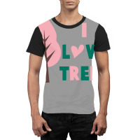 I Love Trees 70s (1) Graphic T-shirt | Artistshot