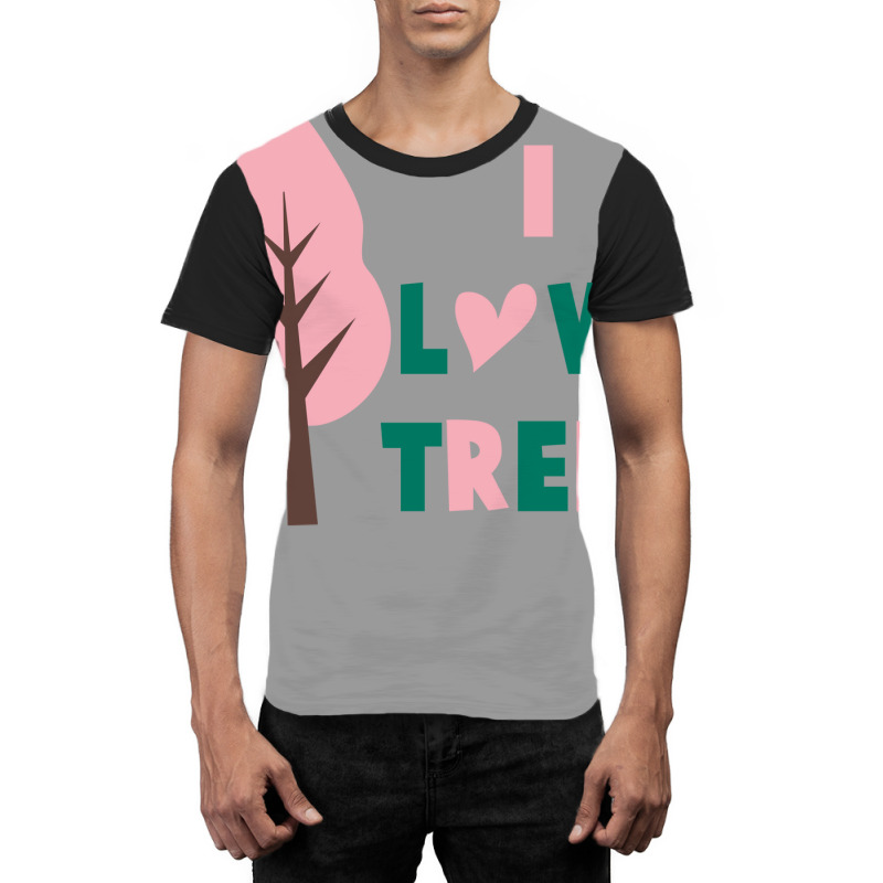 I Love Trees 70s (1) Graphic T-shirt | Artistshot