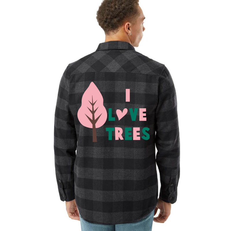 I Love Trees 70s (1) Flannel Shirt | Artistshot