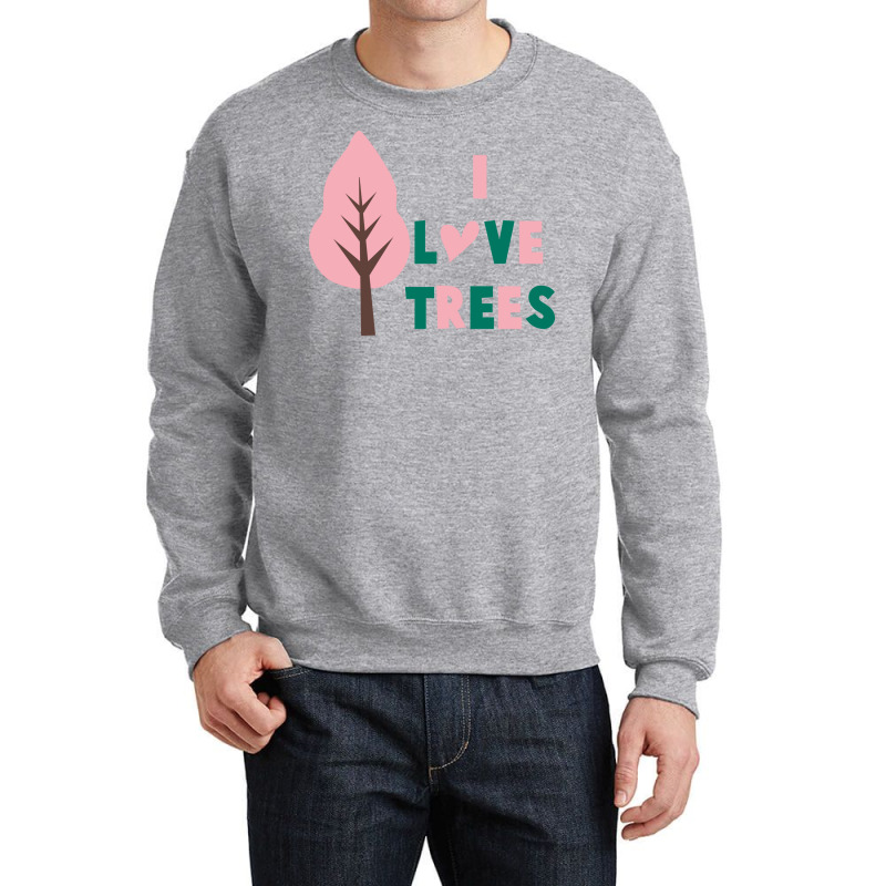 I Love Trees 70s (1) Crewneck Sweatshirt | Artistshot