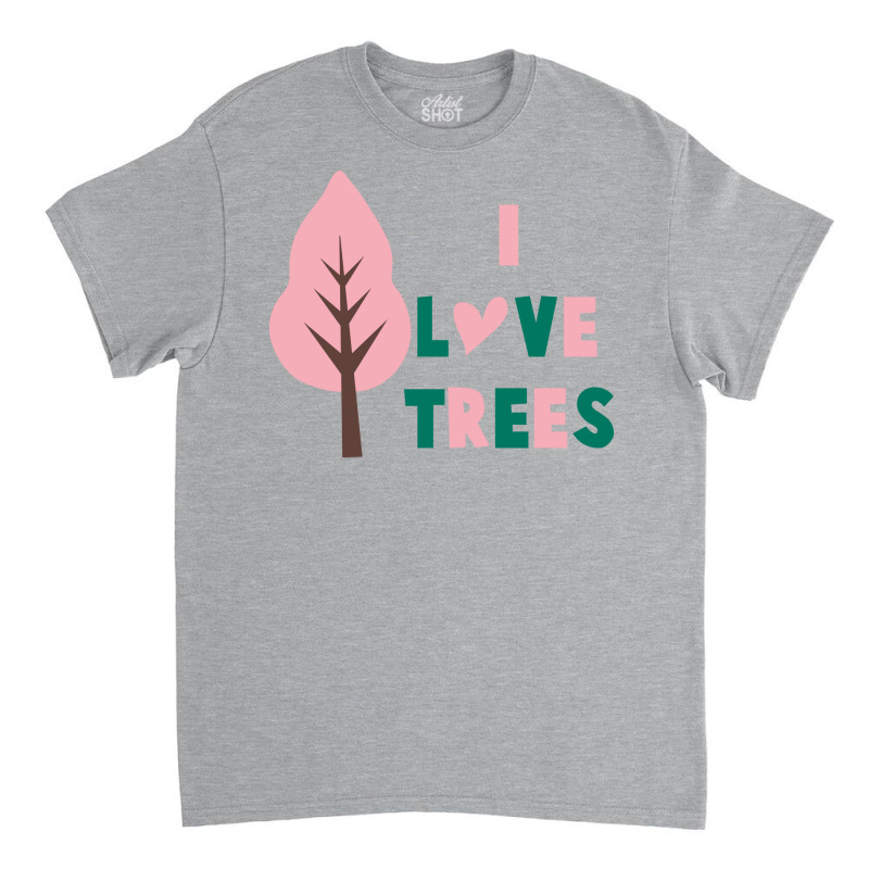 I Love Trees 70s (1) Classic T-shirt | Artistshot