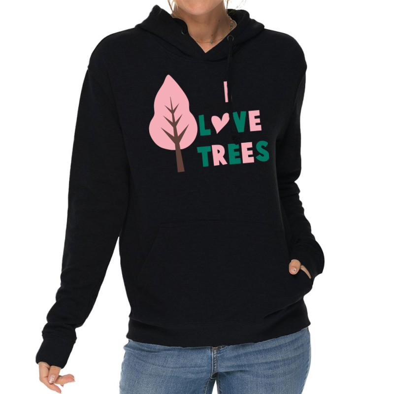 I Love Trees 70s (1) Lightweight Hoodie | Artistshot