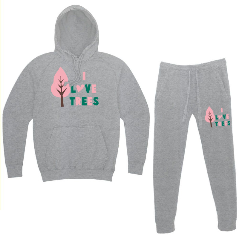 I Love Trees 70s (1) Hoodie & Jogger Set | Artistshot