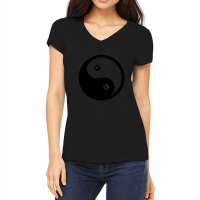 Ying Yang Pop Socket 1 Women's V-neck T-shirt | Artistshot